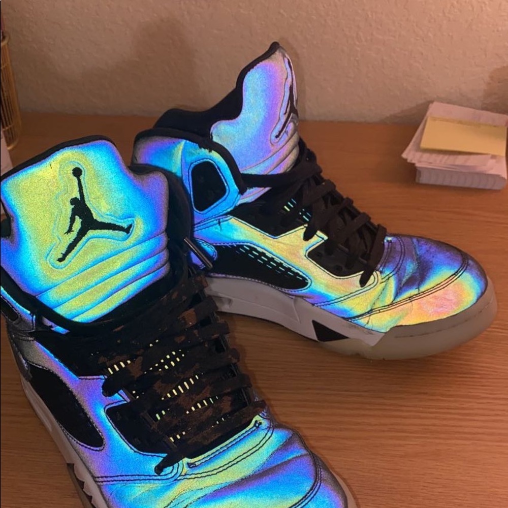Air Jordans 5 Retro Reflective. Refurbished